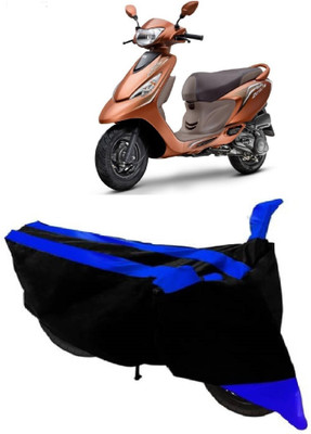 THE REAL ARV Waterproof Two Wheeler Cover for TVS(Zest, Blue)