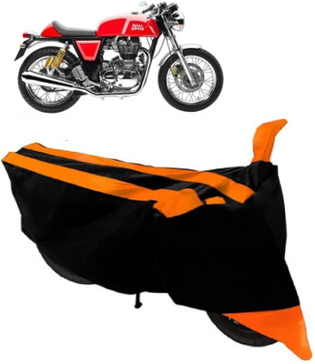 AutoKick Two Wheeler Cover for Royal Enfield(Continental GT, Orange)