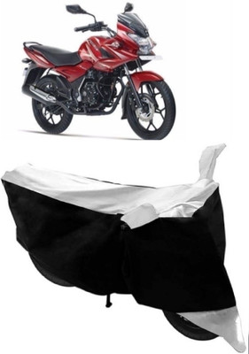 AutoKick Two Wheeler Cover for Bajaj(Discover 150 f, White)