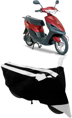 AutoKick Two Wheeler Cover for Avon(E Scoot, White)