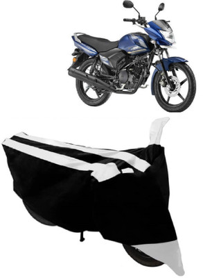 AutoKick Two Wheeler Cover for Yamaha(Saluto, White)