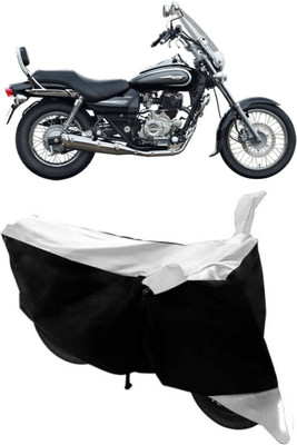 Elegance Two Wheeler Cover for Bajaj(Avenger 220 Cruise, White)