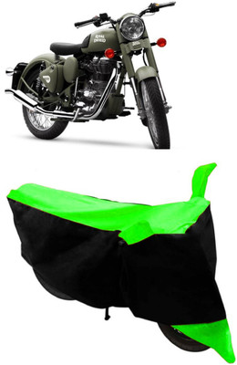 APNEK Two Wheeler Cover for Royal Enfield(Battle Green, Green)