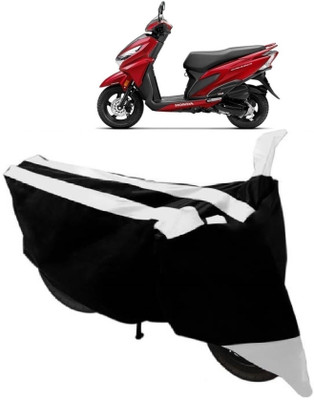 AutoKick Two Wheeler Cover for Honda(Grazia, White)