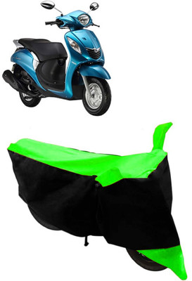 AutoRock Two Wheeler Cover for Yamaha(Fascino, Green)