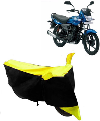 Elegance Two Wheeler Cover for Bajaj(Platina 100 DTS-i, Yellow)
