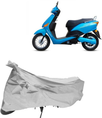 Elegance Two Wheeler Cover for Hero(Electric Optima, Silver)