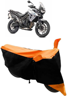 APNEK Two Wheeler Cover for Triumph(Tiger 800 XR, Orange)