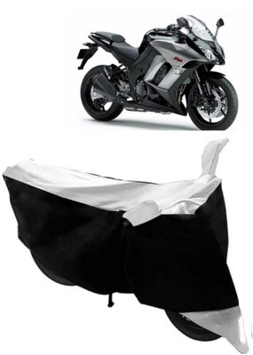 AutoKick Two Wheeler Cover for Kawasaki(Ninja 1000, White)