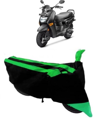 AutoKick Two Wheeler Cover for Honda(Cliq, Green)