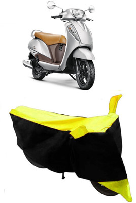 AutoKick Two Wheeler Cover for Suzuki(Access SE, Yellow)