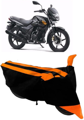 APNEK Waterproof Two Wheeler Cover for TVS(Flame DS 125, Orange, Black)