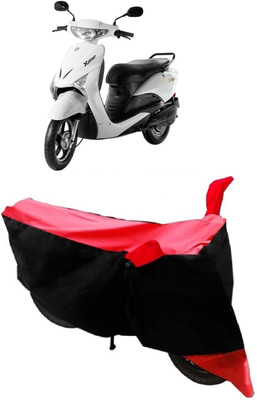AutoKick Two Wheeler Cover for Electric Cruz(Yo Xplor, Red)