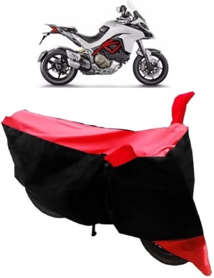 Elegance Two Wheeler Cover for Ducati(Multistrada, Red, Black)