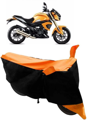 AutoRock Two Wheeler Cover for Mahindra(Mojo, Orange)