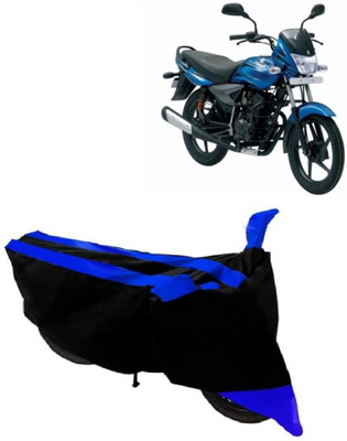 AutoRock Two Wheeler Cover for Bajaj(Platina 100 DTS-i, Blue)