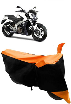 APNEK Waterproof Two Wheeler Cover for Bajaj(Dominar, Orange, Black)