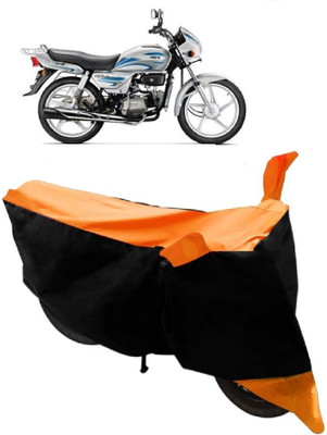 Everland Two Wheeler Cover for Hero(Splendor Plus, Orange)