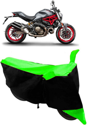 AutoKick Two Wheeler Cover for Ducati(Monster 821, Green)