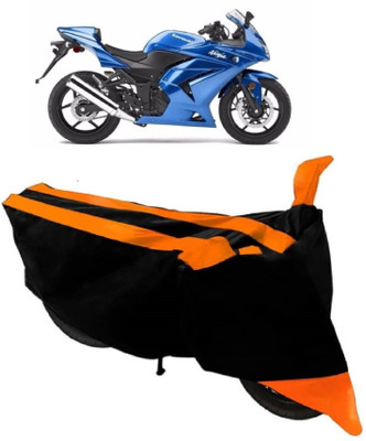 APNEK Two Wheeler Cover for Kawasaki(Ninja 250, Orange)