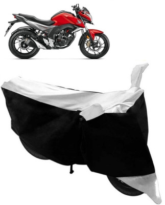 APNEK Two Wheeler Cover for Honda(CB, White)