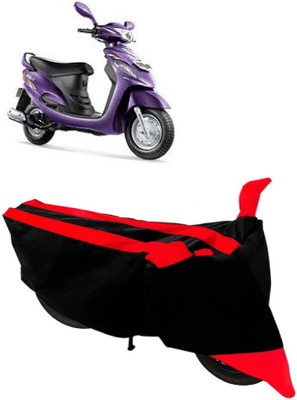 AutoRock Two Wheeler Cover for Mahindra(Rodeo, Red)