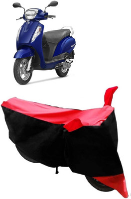 AutoKick Two Wheeler Cover for Suzuki(Access, Red)