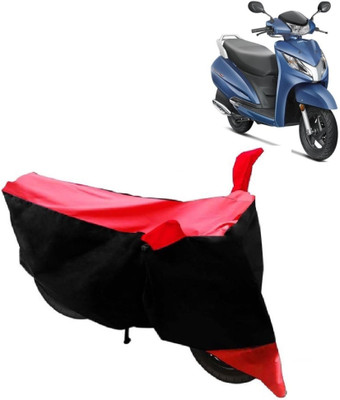 AutoKick Two Wheeler Cover for Honda(Activa, Red)