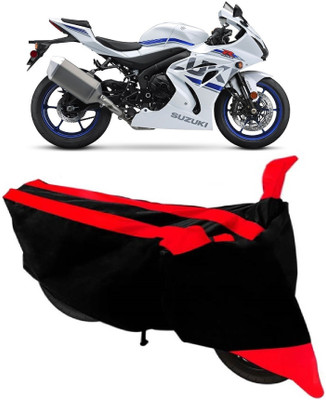 AutoRash Waterproof Two Wheeler Cover for Suzuki(GSX, Red)