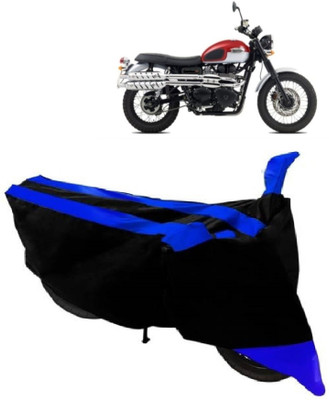 AutoRock Two Wheeler Cover for Triumph(Scrambler, Blue)