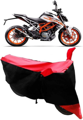 AutoKick Two Wheeler Cover for KTM(Duke 390, Red)
