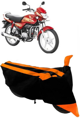 AutoRash Two Wheeler Cover for Hero(HF Deluxe, Orange)