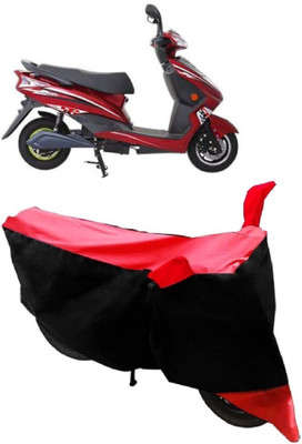 Elegance Two Wheeler Cover for Electric Cruz(X1, Red)