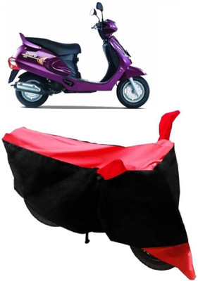 AutoRock Two Wheeler Cover for Mahindra(Duro DZ, Red)