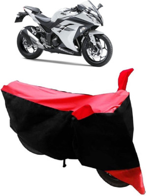 APNEK Waterproof Two Wheeler Cover for Kawasaki(Ninja 300, Red)