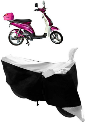 AutoKick Two Wheeler Cover for Avon(E Lite, White)