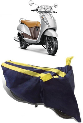 AutoKick Two Wheeler Cover for Suzuki(Access SE, Yellow)