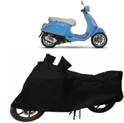 Ascension Two Wheeler Cover for Piaggio(Vespa, Black)