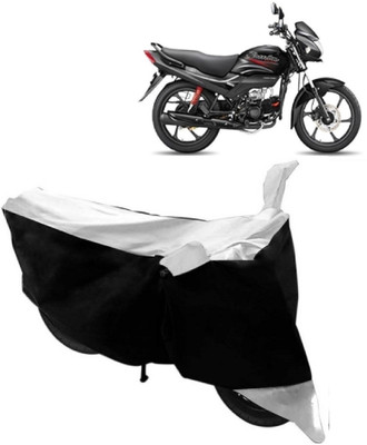 Elegance Two Wheeler Cover for Hero(Passion Pro, White)