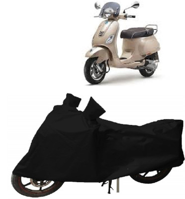 APNEK Two Wheeler Cover for Piaggio(Vespa VXL, Black)