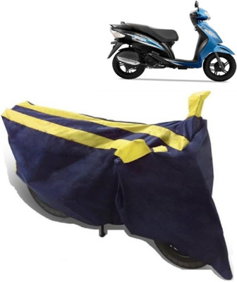 AutoRock Two Wheeler Cover for TVS(Wego, Yellow)