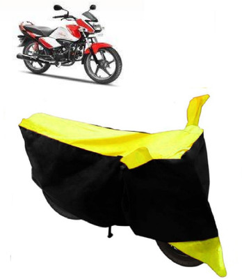 AutoKick Two Wheeler Cover for Hero(Splendor I Smart, Yellow)