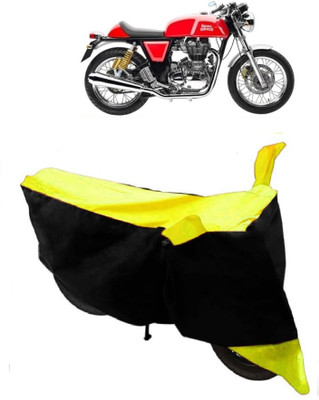 AutoKick Two Wheeler Cover for Royal Enfield(Continental GT, Yellow)