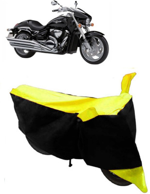 AutoKick Two Wheeler Cover for Suzuki(Intruder, Yellow)