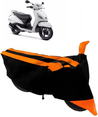 AutoKick Two Wheeler Cover for TVS(Jupiter, Orange)