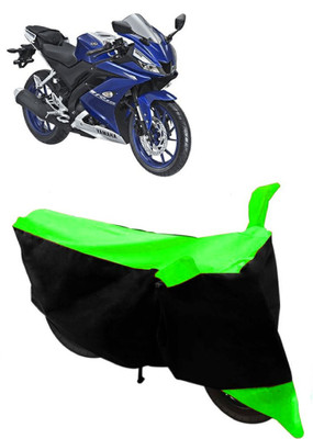 AutoKick Two Wheeler Cover for Yamaha(R15 V3, Green)