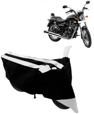 AutoKick Two Wheeler Cover for Royal Enfield(Thunderbird 500, White)