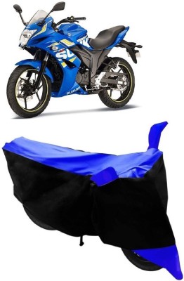 Ascension Two Wheeler Cover for Suzuki(Gixxer SF, Blue)