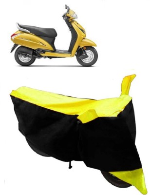 AutoKick Two Wheeler Cover for Honda(Activa 5G, Yellow)