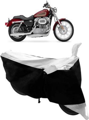 AutoKick Two Wheeler Cover for Harley Davidson(XL 883, White)